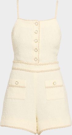 SIMKHAI Ginny Boucle Romper