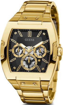 Guess Elegante horloge met zwarte wijzerplaat van roestvrij staal - Heren - Horloges - Geel - ONE Size - Accessoires