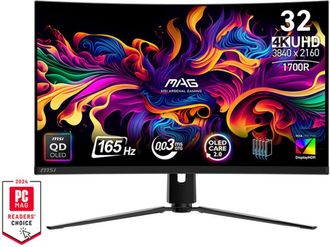 OEM Msi Mag 321cup Qd-oled Pantalla Para Pc 80 Cm (31.5) 3840 X 2160 Pixeles 4k Ultra Hd Negro