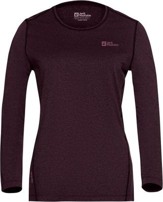 Jack Wolfskin Sky Thermal L/S Tee Longsleeve für Damen | braun