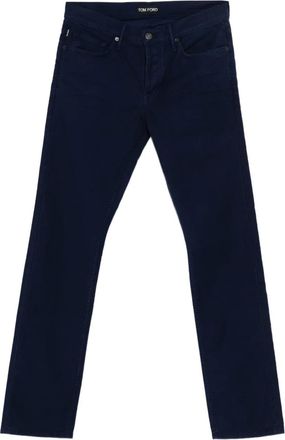 Tom Ford Pantaloni con bottoni - Blu