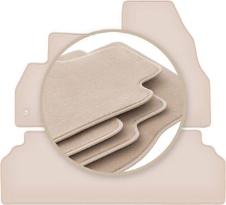 OEM Alfombrillas Premium Beige Para: Mercedes Citan Kombivan 2012