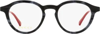 Gucci GG1871O Keyhole Pantos Eyeglasses - Gray
