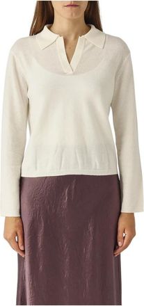 Maison Margiela Truien & Vesten, Dames, Wit, M, Knit Donna MM