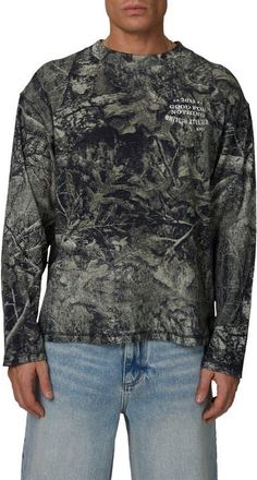 Good For Nothing Long Sleeve Icarus T-Shirt in Green at Nordstrom, Size Xx-Large