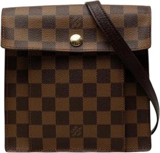 Louis Vuitton Pre-owned Pimlico Cross Body Bag - Dames - Vintage Schoudertas - Bruin - ONE Size - Leer - Vintage