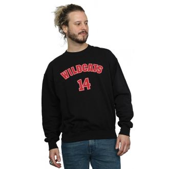 Disney Heren High School Musical The Musical Wildcats 14 Sweatshirt (Zwart)