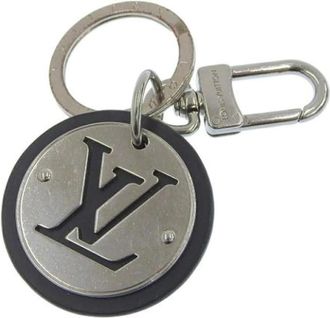 Louis Vuitton Pre-owned Leren Sleutelhanger - unisex - Vintage Accessoires - Zwart - ONE Size - Leer - Vintage