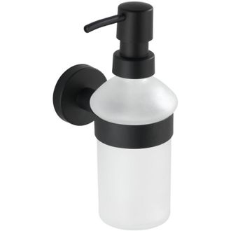 WENKO Dosificador De Jab&oacute;n De Acero Inoxidable Bosio Black