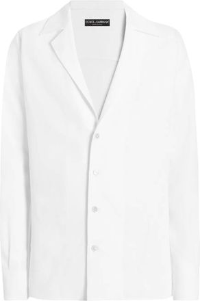 Dolce & Gabbana Camicia con revers a lancia - Bianco