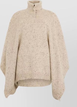 Fabiana Filippi oversized high collar knitted sweater