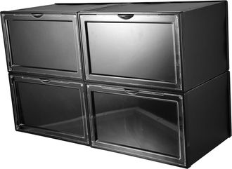 OEM Cajas Para Zapatos De Baloncesto De 4 Piezas, Contenedor De Almacenamiento De Zapatos, Caja Organizadora