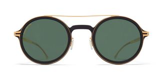 Mykita Hemlock Polarized 585 Mens Sunglasses Gold Size 46