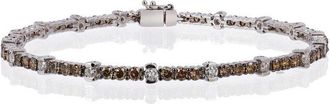 Le Vian Ladies Chocolate Diamonds Fashion Bracelet in 14K Vanilla Gold