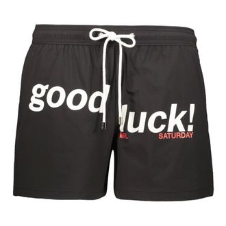 Mr. Saturday Uomo, Costumi da bagno, Nero, XS, new