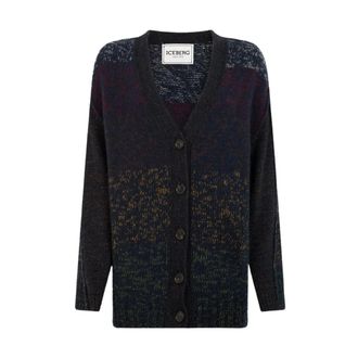 Iceberg Cardigan - - Knitwear - Donna - Multicolore - S
