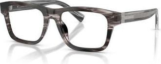 Dolce & Gabbana 51mm Rectangle optical glasses in Grey at Nordstrom