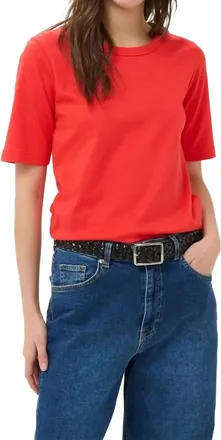 Part Two Ratana T-Shirt In Poppy Red
