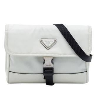 Prada Pre-owned Prada Saffiano Trimmed Re Nylon Smartphone Case Unisex WU81UNKVPQBPRLJO