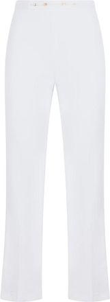 Elisabetta Franchi Mujer, Pantalones, Blanco, Talla: L