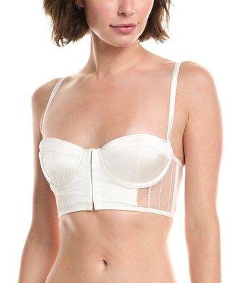 Kiki De Montparnasse Kiki De Montparnasse Muse Silk-Blend Bustier