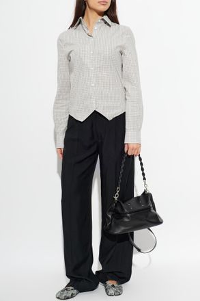 Maison Margiela Pleated Trousers, Womens, Black