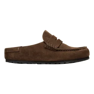 Birkenstock Mules, female, Brown, Size: 14 US Naples Wrapped Narrow Fit