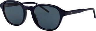 Emporio Armani Ea 4247U Zonnebril - Heren - Zonnebrillen - Blauw - 51 MM - Accessoires