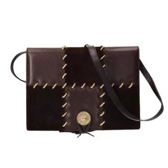 Ferragamo Pre-owned Shoulder Bag - Dames - Pre-owned - Bruin - Maat: ONE Size Leer