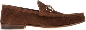 Gucci Brown Suede Loafers
