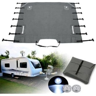 Abysse Funda Protectora Frontal Universal Para Caravana Con Luces Led / Hebillas Protectoras / Bolsa