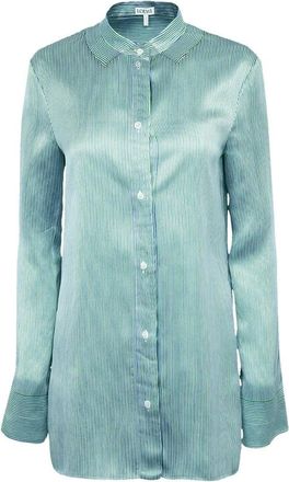 Loewe Camicia a strisce di miscela di seta Loewe
