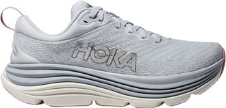 Hoka One One Womens Gaviota 5 Wide Sneakers In Sea Ice Pink Twilight