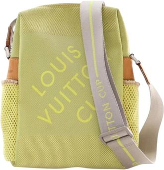Louis Vuitton Pre-owned Cross Body Bags, female, Green, Size: ONE SIZE Pre-owned Textile Crossbody Bag