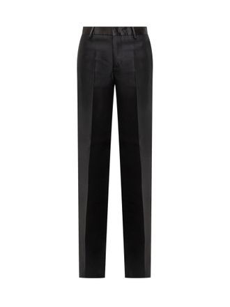 Dsquared2 Black Straight Flat Front Pants