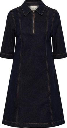 Cream CREa Denim Jurk - Dames - Jurken - Blauw - Maat: XS Denim
