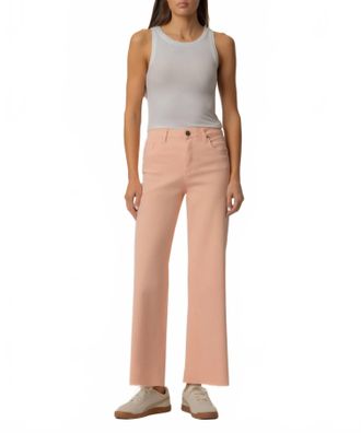 Kut from the Kloth Meg High Rise Wide Leg Jean In Sherbert