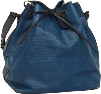 Louis Vuitton Pre-owned Bucket Bags, female, Blue, Size: ONE SIZE Pre-owned Petit Noe Bucket Bag
