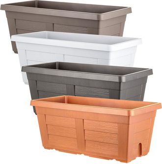 Bama Jardinera Rectangular Cm 100 X 44 X 40 - Antracita