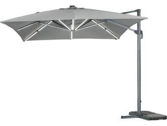 Habitat & Jardin Parasol gris 300 x 300 x 290 cm