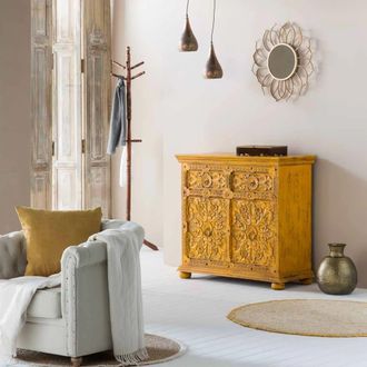 Wanderlust Deco Aparador de madera 90 x 40 x 90h cm