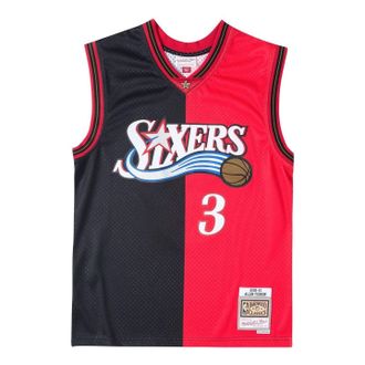Mitchell & Ness x NBA Philadelphia 76ers 2000-01 Split Swingman Jersey Allen Iverson 3 SMJY4845-P7600AIVBKRD