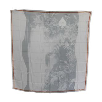 Costume National Pa&ntilde;uelo de Seda - Accessories - Mujer - Gris - ONE SIZE