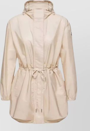 Moncler hooded jacket adjustable drawstring elasticated waist