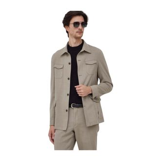 Michael Kors Hombre, Chaquetas, Beige, Talla: L