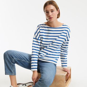 La Redoute Collections Marineshirt met loose volume, Signature AIMIE