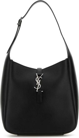 Saint Laurent Black Leather Small 5 a 7 Handbag
