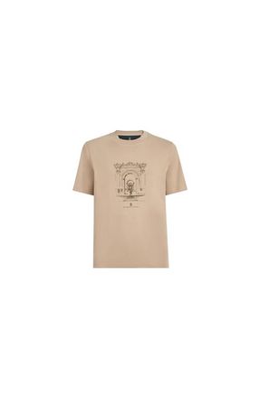 Brunello Cucinelli Interlock T-shirt with print in Beige at Nordstrom, Size Xxx-Large Eu