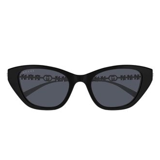 Gucci Sunglasses, female, Gray, Size: 50 MM Cat Eye Sunglasses