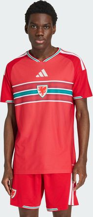 adidas Mens adidas Wales 26 Home Authentic Jersey